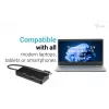 i-tec USB-C Triple 4K HDMI vaizdo adapteris, maitinimo tiekimas 100 W