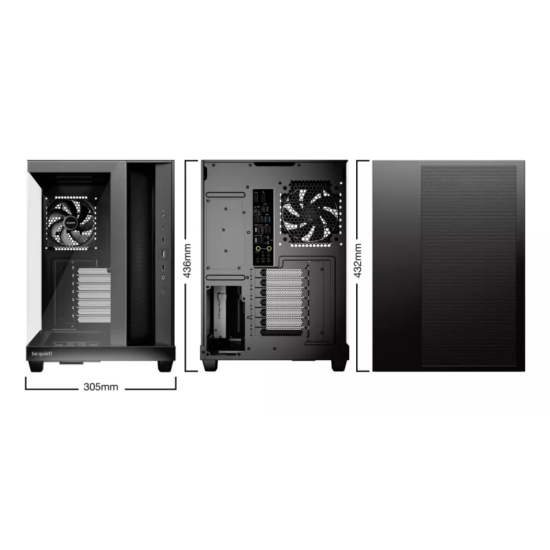 PC case be quiet! Light Base 500 Midi Tower Juoda