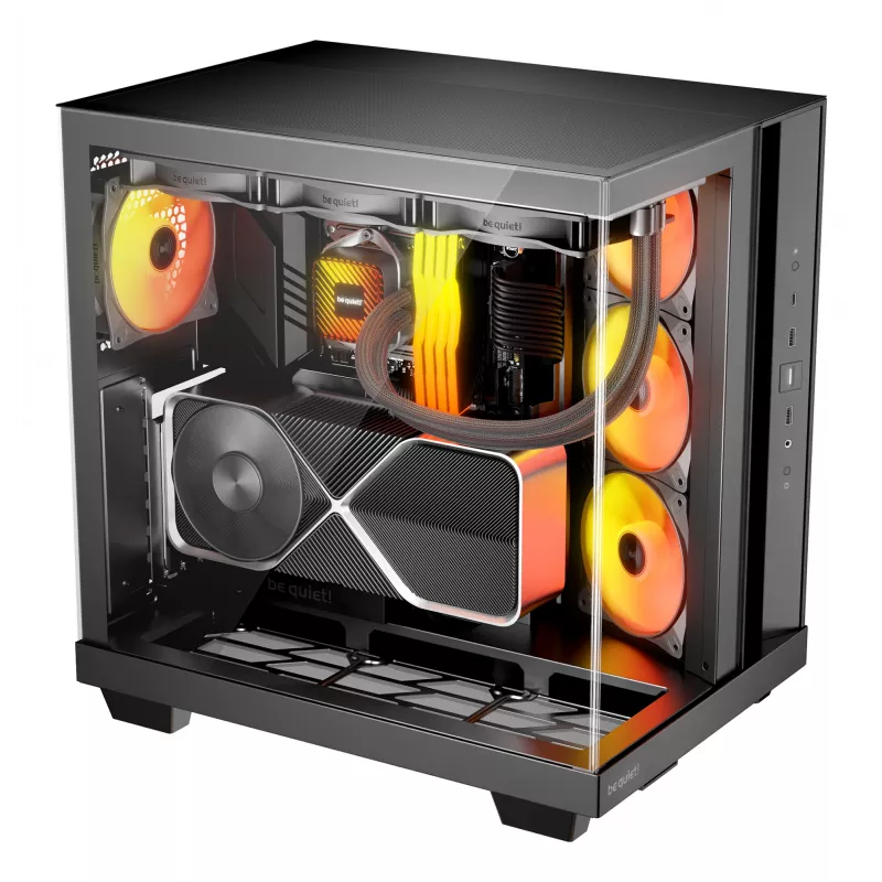 PC korpusas be quiet! Light Base 500 LX Juoda Midi Tower ATX 3x 120mm ventiliatoriai