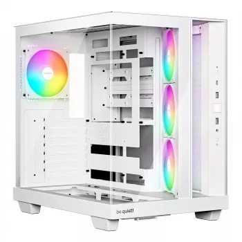 PC korpusas be quiet Light Base 500 LX White Midi Tower ATX/PS2 PSU palaikymas 3x120 mm priekyje 1x120 mm gale palaiko 2,5/3,5 col. diskus 305×436×432 mm