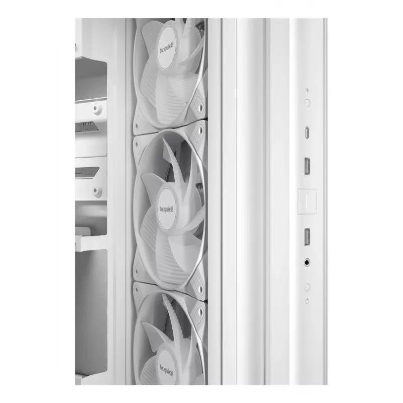 PC korpusas be quiet Light Base 500 LX White Midi Tower ATX/PS2 PSU palaikymas 3x120 mm priekyje 1x120 mm gale palaiko 2,5/3,5 col. diskus 305×436×432 mm