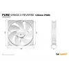 be quiet! Pure Wings 3 120mm | PWM Reverse White Triple-Pack kompiuterio korpuso ventiliatorius 12 cm 3 vnt.