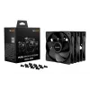 be quiet Pure Wings 3 120mm | PWM Reverse Triple-Pack Kompiuterio korpuso ventiliatorius 12 cm Juodas 3 vnt.