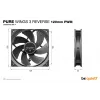 be quiet Pure Wings 3 120mm | PWM Reverse Triple-Pack Kompiuterio korpuso ventiliatorius 12 cm Juodas 3 vnt.