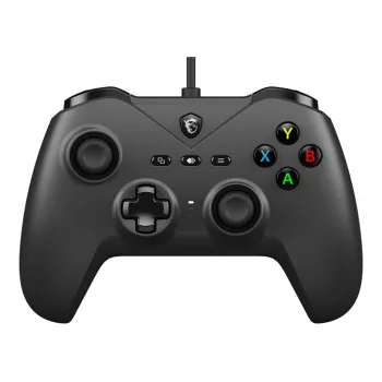 MSI FORCE GC200 žaidimų valdiklis juodas USB žaidimų pultas analoginis / skaitmeninis Android, PC