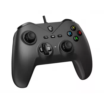 MSI FORCE GC200 žaidimų valdiklis juodas USB žaidimų pultas analoginis / skaitmeninis Android, PC