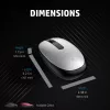 HP 240 Juoda Bluetooth pelė, abiem rankoms tinkama, optinė, Bluetooth, 1600 DPI, juoda