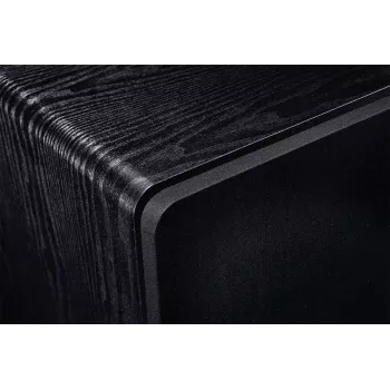 Aktyvus žemų dažnių garsiakalbis Magnat Alpha RS12 — 12 colių garsiakalbis, 120 W RMS, 20–200 Hz, D klasė, juoda
