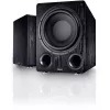 Aktyvus žemų dažnių garsiakalbis Magnat Alpha RS12 — 12 colių garsiakalbis, 120 W RMS, 20–200 Hz, D klasė, juoda