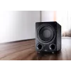 Aktyvus žemų dažnių garsiakalbis Magnat Alpha RS12 — 12 colių garsiakalbis, 120 W RMS, 20–200 Hz, D klasė, juoda