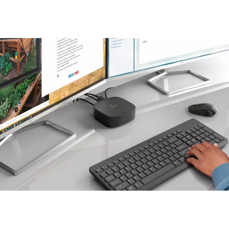 HP 330 belaidės pelės ir klaviatūros rinkinys, pilno dydžio (100 %), belaidė, RF belaidė, QWERTY, juoda, pelė įtraukta