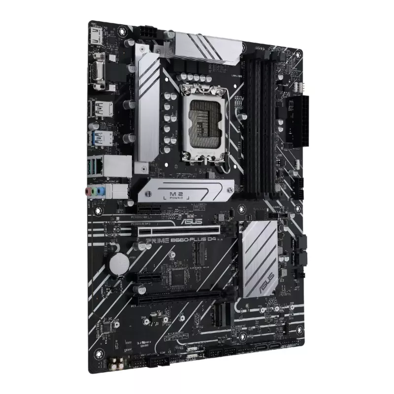Motininė plokštė ASUS PRIME B660-PLUS D4 — Intel B660, LGA 1700, ATX, DDR4, 4× DIMM, 128 GB, 3× M.2, 2.5 Gb LAN