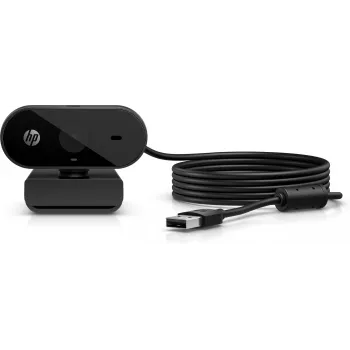 HP 320 FHD internetinė kamera, 1920 x 1080 pikselių, Full HD, 30 kadrų per sek., Namų, USB, juoda