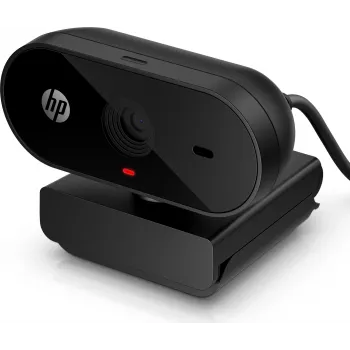 HP 320 FHD internetinė kamera, 1920 x 1080 pikselių, Full HD, 30 kadrų per sek., Namų, USB, juoda