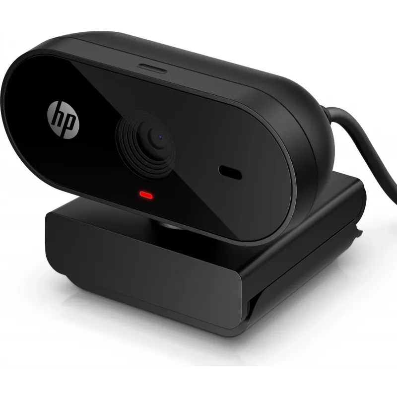HP 320 FHD internetinė kamera, 1920 x 1080 pikselių, Full HD, 30 kadrų per sek., Namų, USB, juoda