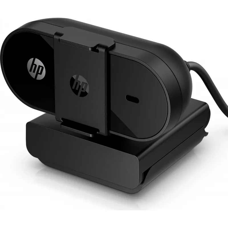 HP 320 FHD internetinė kamera, 1920 x 1080 pikselių, Full HD, 30 kadrų per sek., Namų, USB, juoda