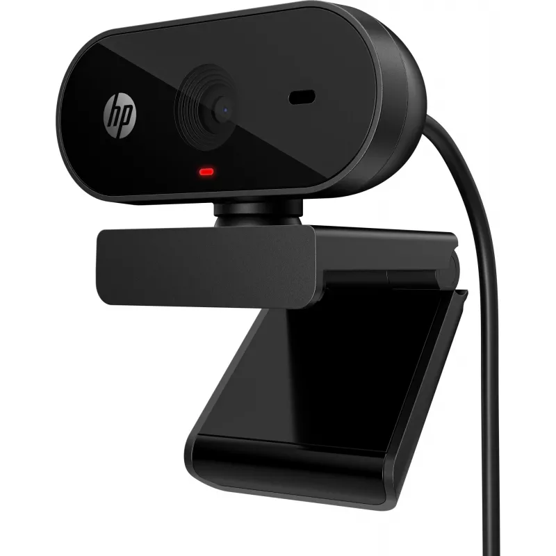 HP 320 FHD internetinė kamera, 1920 x 1080 pikselių, Full HD, 30 kadrų per sek., Namų, USB, juoda