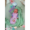 Lėlės miegmaišis ZAPF BABY born Sleeping Bag Flower, audinys, sulankstomas, nuo 3 metų