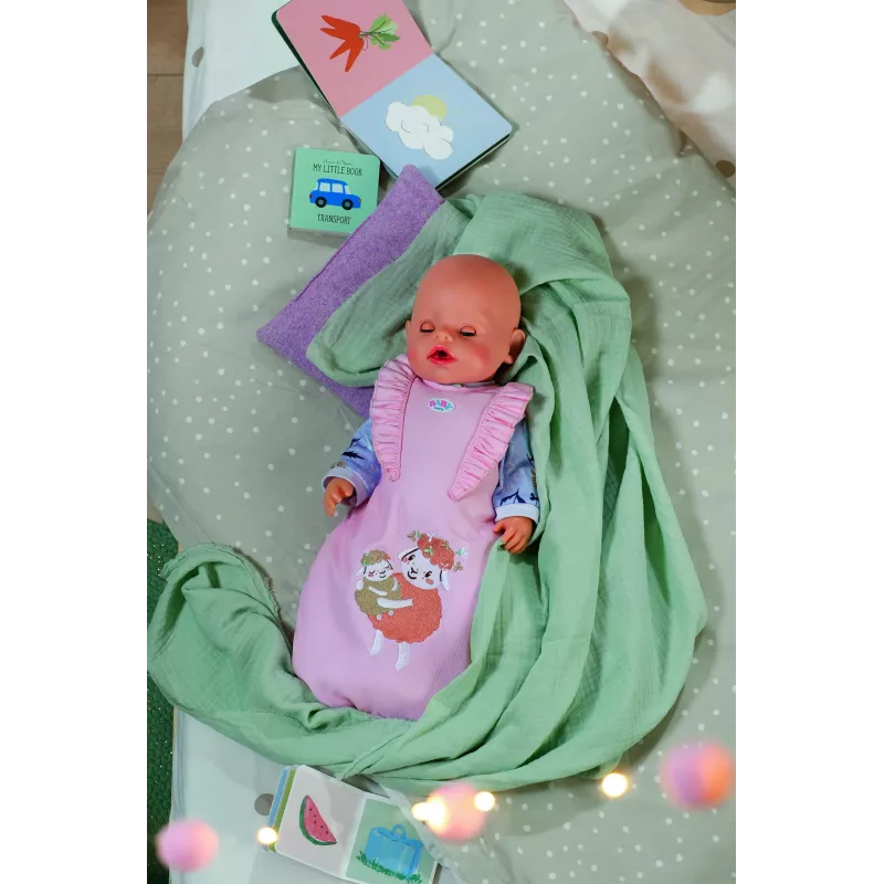 Lėlės miegmaišis ZAPF BABY born Sleeping Bag Flower, audinys, sulankstomas, nuo 3 metų