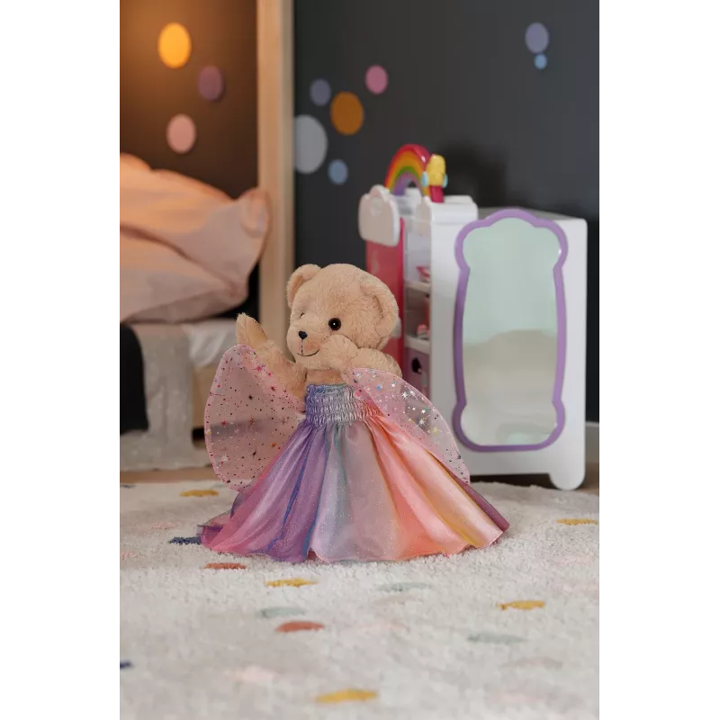 Lėlės suknelė ZAPF BABY born Rainbow Nightdress, skirta 3–12 m., tekstilė, įvairių spalvų, sulankstoma