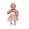 Suknelė lėlei ZAPF BABY born Dress Jungle 36 cm lėlėms, įvairiaspalvė, sulankstoma, nuo 1 metų