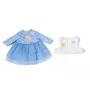 Lėlės suknelė ZAPF BABY born Winterdress 36 cm lėlėms, įvairiaspalvė, sulankstoma, amžius 1+