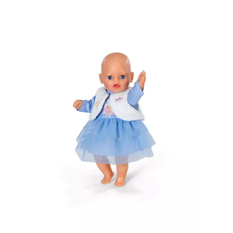 Lėlės suknelė ZAPF BABY born Winterdress 36 cm lėlėms, įvairiaspalvė, sulankstoma, amžius 1+