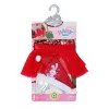 Lėlės suknelė ZAPF BABY born Xmas Dress 43 cm lėlėms, tekstilė, daugiaspalvė, sulankstoma, amžius 3–12