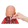 Lėlės suknelė ZAPF BABY born Xmas Dress 43 cm lėlėms, tekstilė, daugiaspalvė, sulankstoma, amžius 3–12