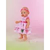 Suknelė lėlei ZAPF BABY born Dress with Pinplay 43 cm lėlei, įvairiaspalvė, sulankstoma, amžius 3+