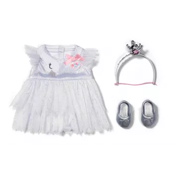 Lėlės drabužėlių rinkinys ZAPF BABY born Ballerina-Outfit 43 cm lėlėms, įvairiaspalvis, rekomenduojamas amžius 3+