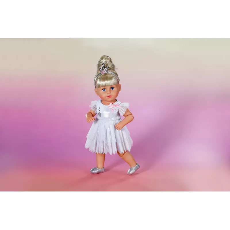 Lėlės drabužėlių rinkinys ZAPF BABY born Ballerina-Outfit 43 cm lėlėms, įvairiaspalvis, rekomenduojamas amžius 3+