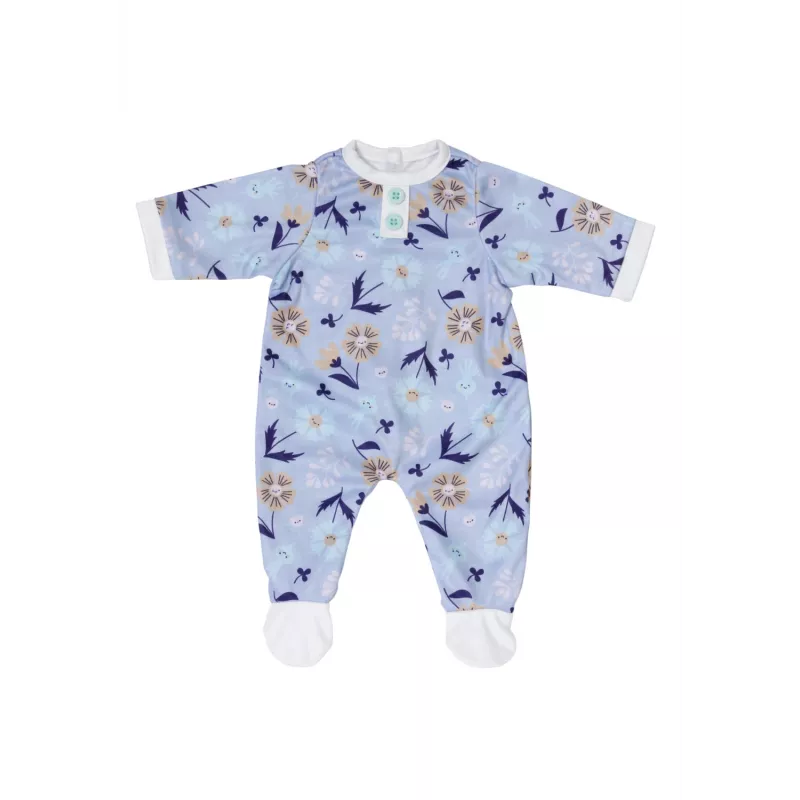 Lėlės kombinezonas ZAPF BABY born Romper Blue 43 cm lėlėms, audinys, sulankstomas, nuo 3 metų