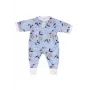 Lėlės kombinezonas ZAPF BABY born Romper Blue 43 cm lėlėms, audinys, sulankstomas, nuo 3 metų