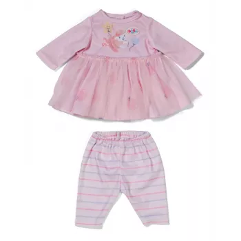 Lėlių drabužių rinkinys ZAPF BABY born Suknelė Rožinė 36 cm lėlėms, įvairiaspalvis, sulankstomas, amžius 1+