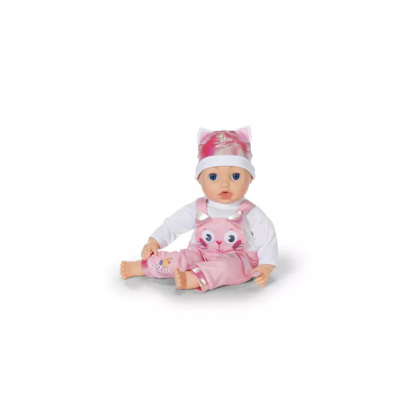 Lėlės drabužių komplektas ZAPF BABY born Onesie su kepure 43 cm lėlėms, įvairiaspalvis, sulankstomas, nuo 3 metų