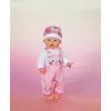 Lėlės drabužių komplektas ZAPF BABY born Onesie su kepure 43 cm lėlėms, įvairiaspalvis, sulankstomas, nuo 3 metų