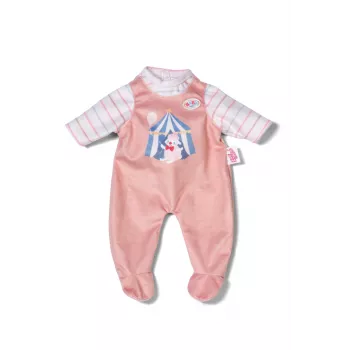 Lėlės kombinezonas ZAPF BABY born Romper Abrikosinis 36 cm lėlėms, audinys, įvairiaspalvis, sulankstomas, amžius 1+