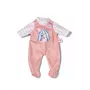 Lėlės kombinezonas ZAPF BABY born Romper Abrikosinis 36 cm lėlėms, audinys, įvairiaspalvis, sulankstomas, amžius 1+