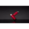 Išorinis SSD Kingston 2TB dviguba USB-A/USB-C, USB 3.2 Gen 2, skaitymas 1050 MB/s, rašymas 950 MB/s, juoda/raudona