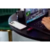 Išorinis SSD Kingston 2TB dviguba USB-A/USB-C, USB 3.2 Gen 2, skaitymas 1050 MB/s, rašymas 950 MB/s, juoda/raudona
