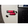 Išorinis SSD Kingston 2TB dviguba USB-A/USB-C, USB 3.2 Gen 2, skaitymas 1050 MB/s, rašymas 950 MB/s, juoda/raudona