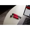 Išorinis SSD Kingston 2TB dviguba USB-A/USB-C, USB 3.2 Gen 2, skaitymas 1050 MB/s, rašymas 950 MB/s, juoda/raudona