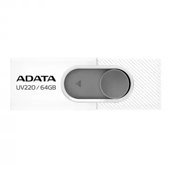 ADATA UV220 USB atmintinė 64 GB USB Type-A 2.0 Pilka, Balta
