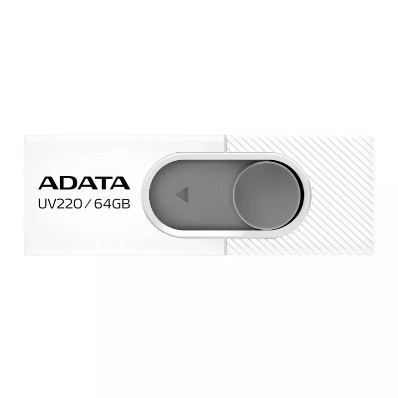 ADATA UV220 USB atmintinė 64 GB USB Type-A 2.0 Pilka, Balta