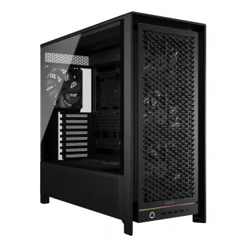 PC Midi Tower korpusas CORSAIR FRAME 5000D RS — juodas, ATX/EATX palaikymas, 3x140 mm priekiniai ventiliatoriai, grūdintas stiklas, 250×556×542 mm