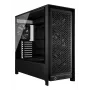 PC Midi Tower korpusas CORSAIR FRAME 5000D RS — juodas, ATX/EATX palaikymas, 3x140 mm priekiniai ventiliatoriai, grūdintas stiklas, 250×556×542 mm