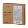 Sąsajos plokštė LOGILINK PC0031 — PCIe lizdas, laidinis ryšys, 1 Mbit/s