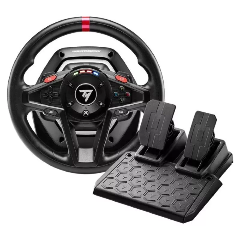 Thrustmaster T128 Juoda USB vairas + pedalai Analogue PC, Xbox One, Xbox Series S, Xbox Series X