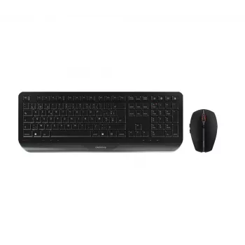 CHERRY Gentix Desktop klaviatūra pelė įtraukta Biuras RF belaidė Swiss Juoda